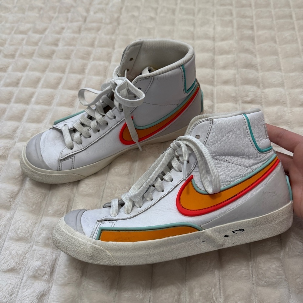 Nike 7 Blazer Mid 77 Infinite Kumquat Shoes Sneakers DC1749-100‎